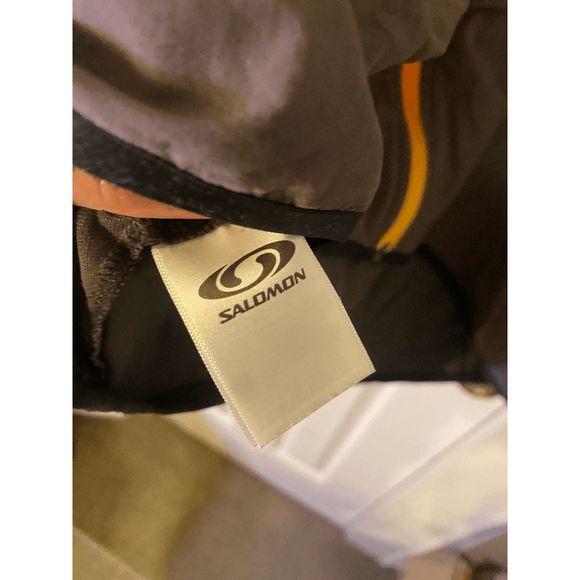 Salomon Men's Fast Wing III Gray Orange and Yellow Detail Jacket Size XL - Picture 4 of 9